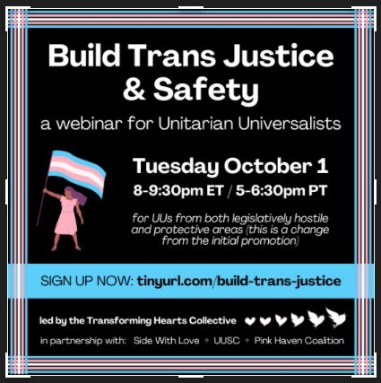 Build Trans Justice & Safety Webinar